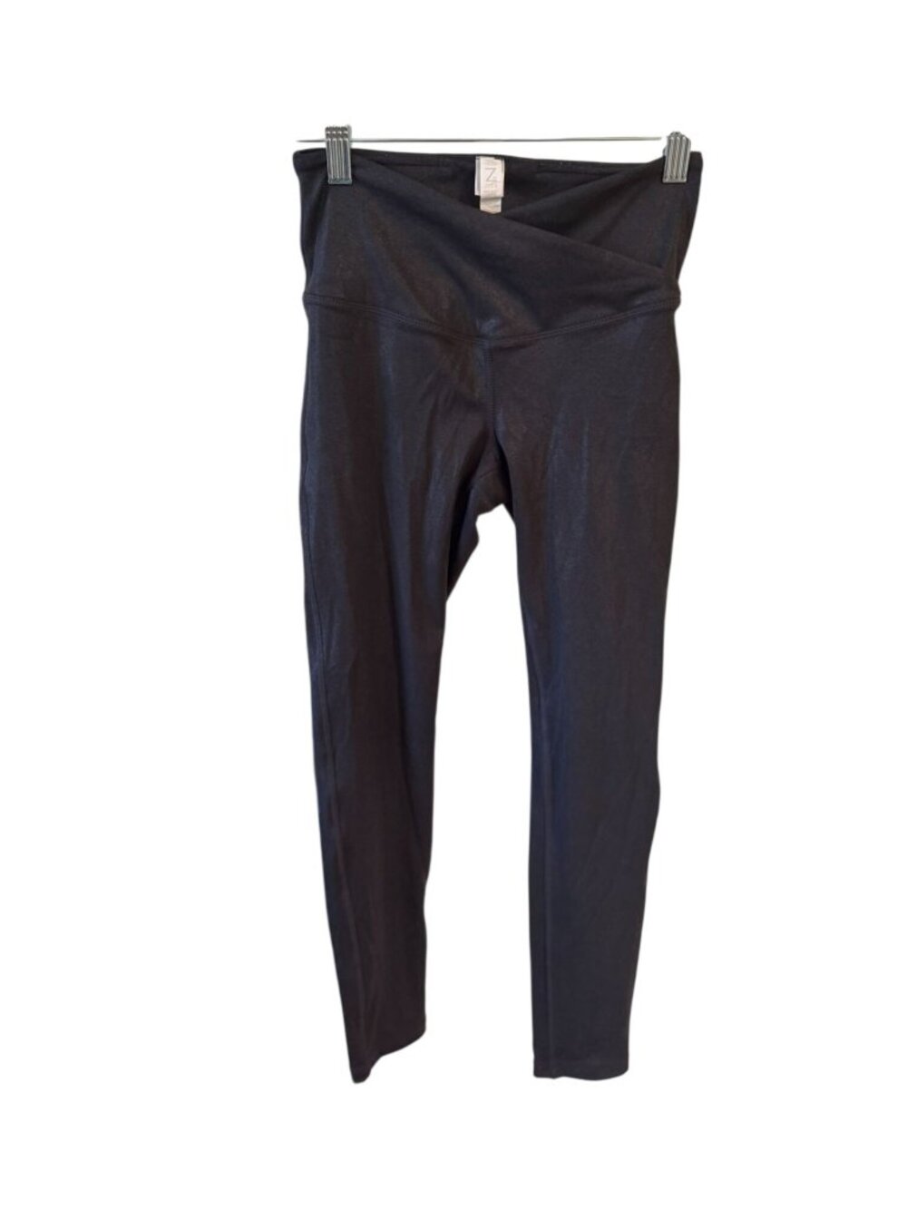 Z by Zella High Waist Crossover Leggings Black Athletic Women's Size XS Yoga